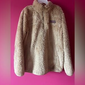 Vineyard Vines Tan Fleece Jacket